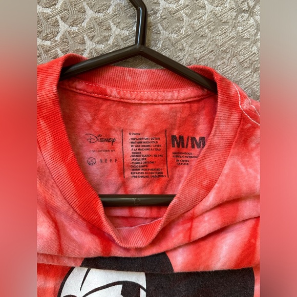 NEFF shirts red mickey size M Disney 100% cotton - Picture 5 of 8